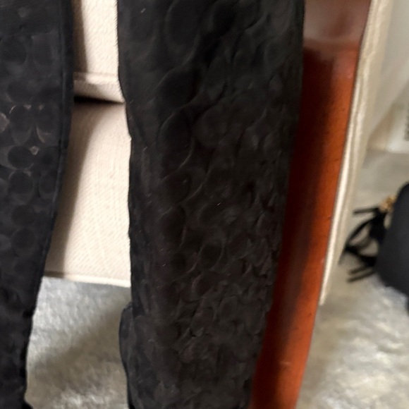 Coach Black Over the Knee Boots - Picture 5 of 7